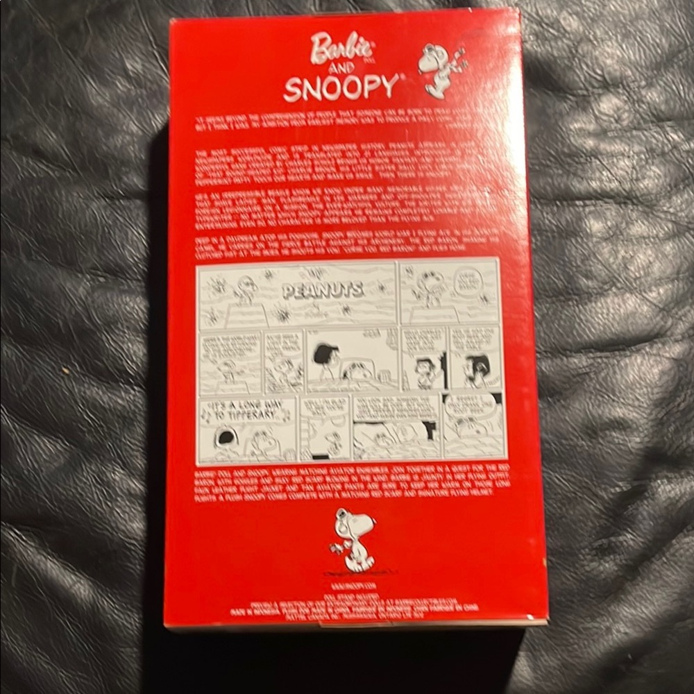 Barbie and Snoopy Collector's Edition Doll with Red and Black Outfit - Picture 2 of 2